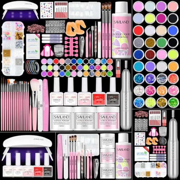 SAVILAND Acrylic Nail Kit with Drill