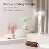 JISULIFE Handheld Mini Fan, 3 IN 1 USB Rechargeable Portable Fan [12-19 Working Hours
