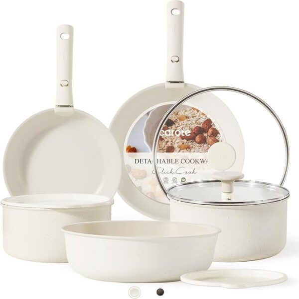 CAROTE 11pcs Pots and Pans Set