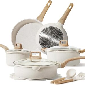 CAROTE 14 Pcs Pots and Pans Set Nonstick