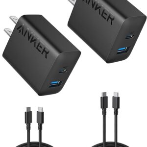 Anker iPhone 16 Charger, 2-Pack 20W Fast USB C Charger Block