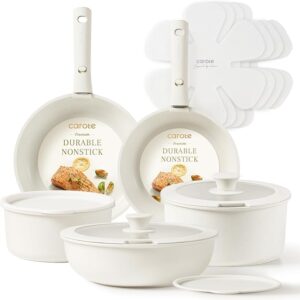 CAROTE Pots and Pans Set Non Stick, 15pcs Cookware Sets