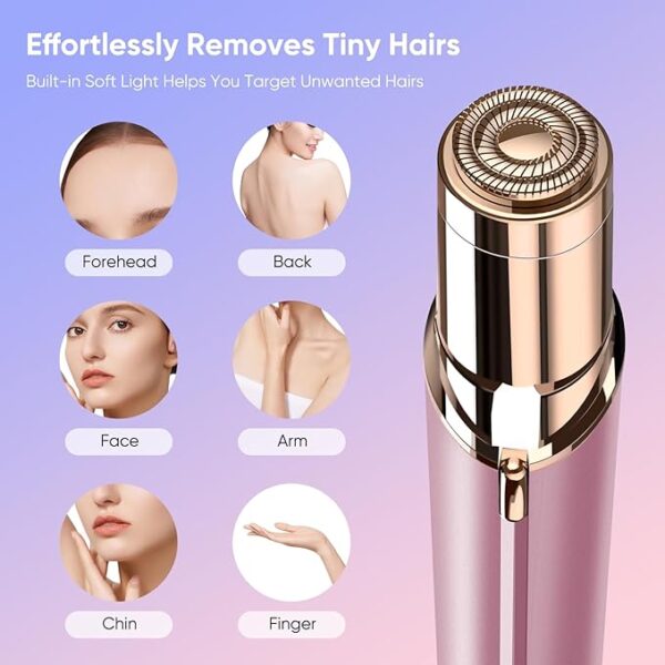 Facial Hair Remover for Women- as Seen on TV Painless Face Shaver