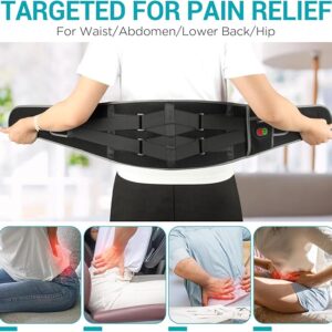 Comfytemp Cordless Heating Pad with Massager for Back Pain Relief