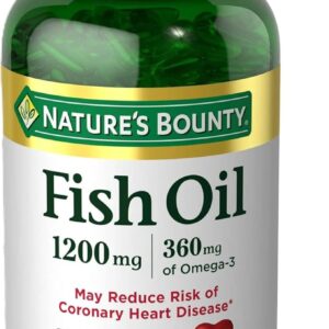 Nature's Bounty Fish Oil Omega 3 Supplements