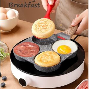 4-Cup Egg Pan Nonstick, and Healthy Granite Egg Frying Pan