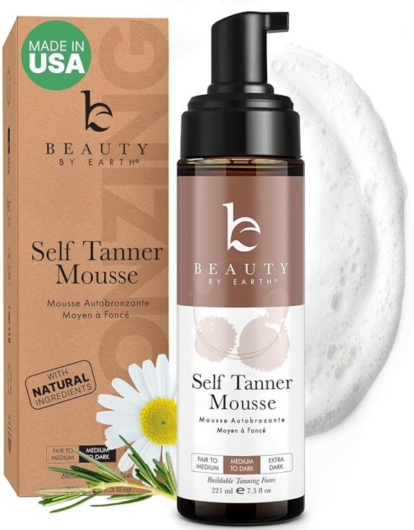 Self Tanner Mousse - USA Made with Natural & Organic Ingredients