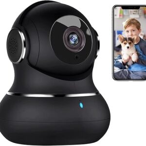 litokam 2K Indoor Security Camera, 360° Cameras for Home Security Indoor with Motion Detection