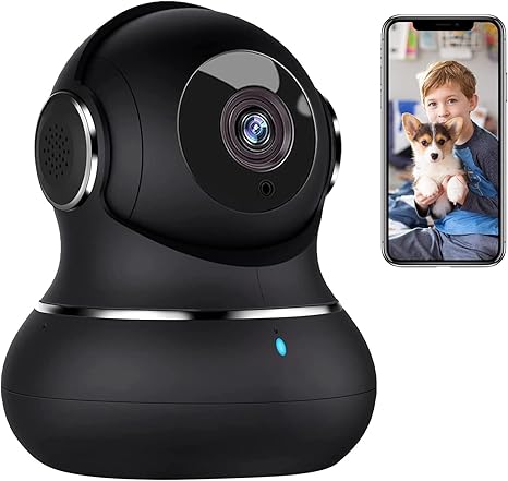 litokam 2K Indoor Security Camera, 360° Cameras for Home Security Indoor with Motion Detection