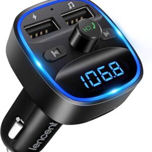 LENCENT FM Transmitter, Bluetooth FM Transmitter