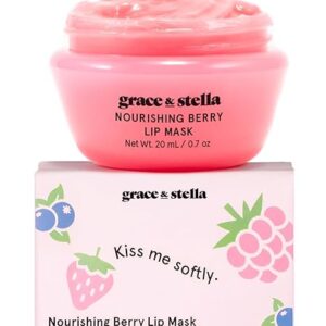 Grace & Stella Award Winning Lip Plumper Nourishing Berry Lip Mask