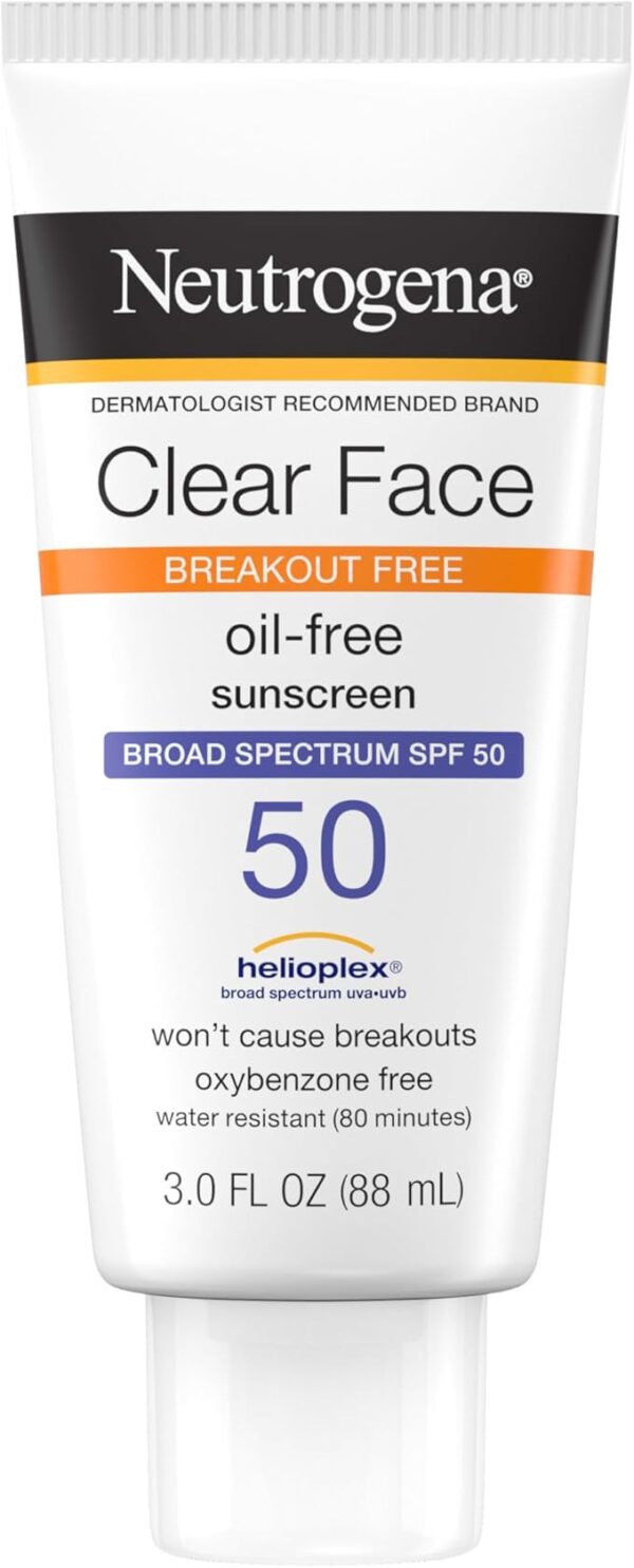 Neutrogena Clear Face Sunscreen Lotion for Acne-Prone Skin