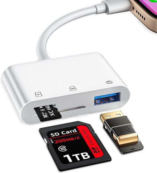 SD Card Reader for iPhone, Memory Card