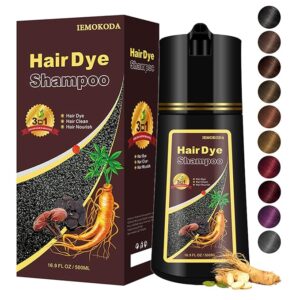 Cherry Brown Hair Dye, Hair Dye Shampoo for Men and Women