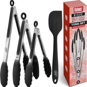 Kaluns Kitchen Tongs for Cooking Grilling Set