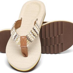 Women's Flip Flops with Arch Support