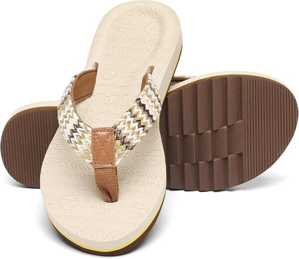 Women's Flip Flops with Arch Support