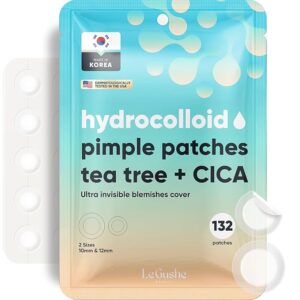 LE GUSHE Korean Pimple Patches for Face (132 Dots