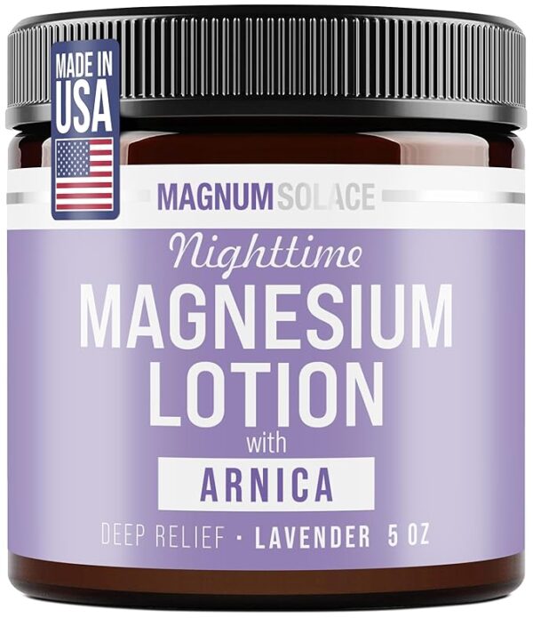 Nighttime Magnesium Lotion with Arnica – Soothing Relief & Relaxation