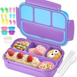 QQKO Bento Lunch Box for Kids Girls Boys