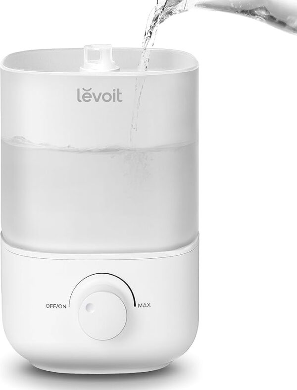 LEVOIT Top Fill Humidifiers for Bedroom, 2.5L Tank