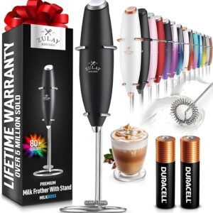Zulay Kitchen Powerful Milk Frother Wand With 2 Duracell Batteries