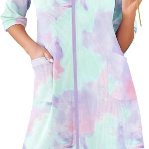 Ekouaer Women Zipper Robes Knee