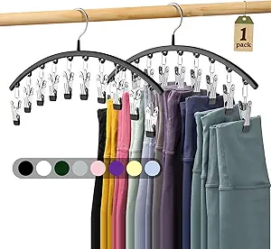 Legging Organizer for Closet, Metal Yoga Pants Hangers