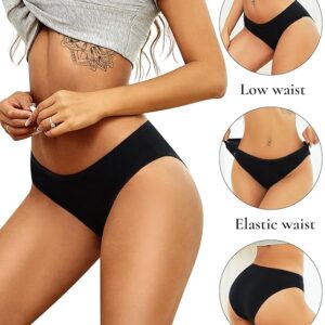 Womens Underwear Cotton Hipster Panties Breathable