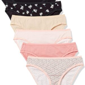 Amazon Essentials Women's Cotton Bikini Brief Underwear 
