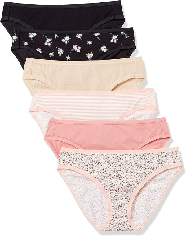 Amazon Essentials Women's Cotton Bikini Brief Underwear 