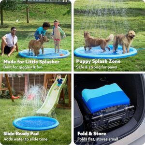 SLOOSH Non-Slip Splash Pad Sprinkler - Outdoor Water Toys Play Mat